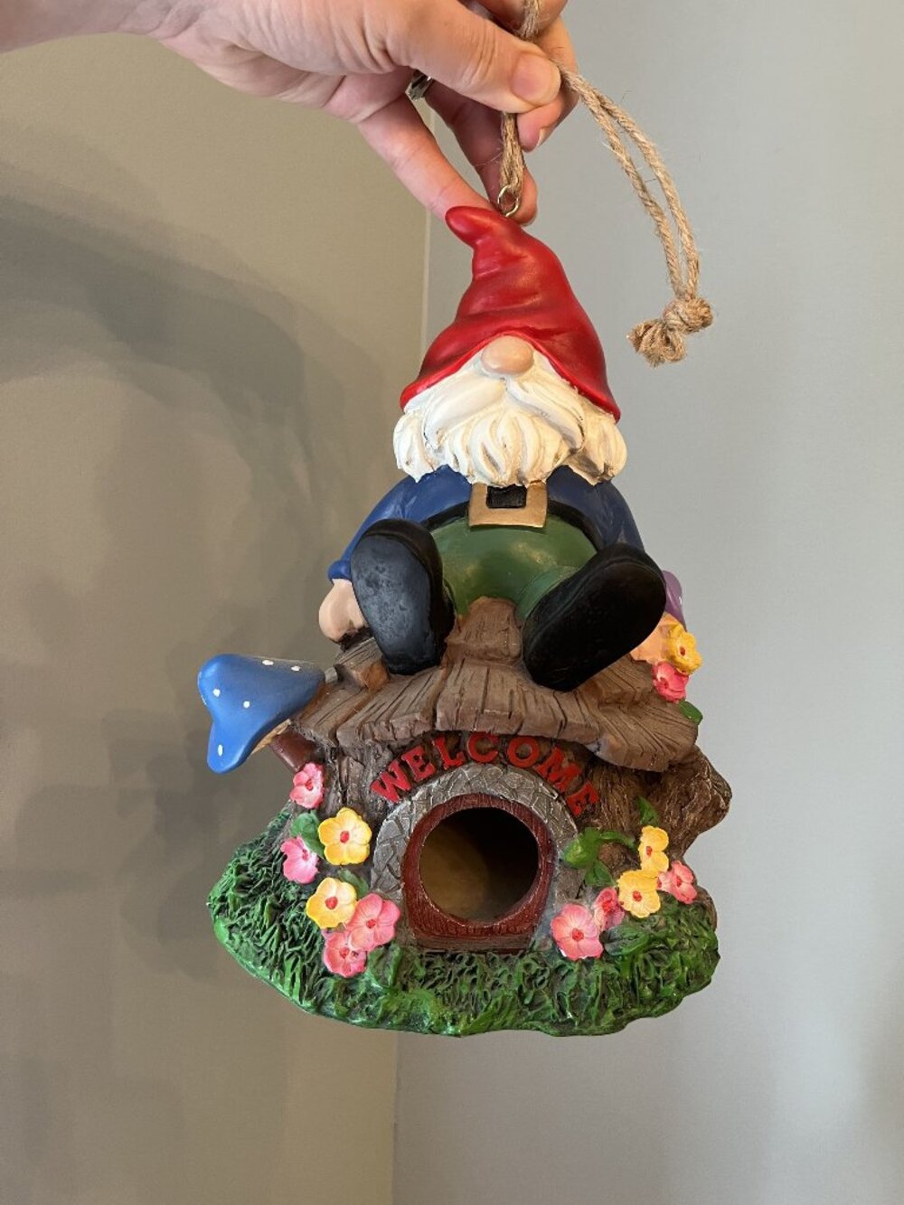 Gnome Birdhouse Garden Décor By Spoontiques NEW